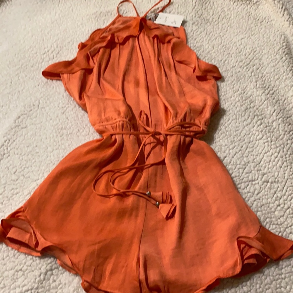 Women’s peach romper